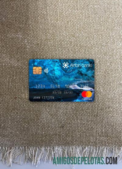 Islândia Arion Mastercard Photolook Front exemplo real